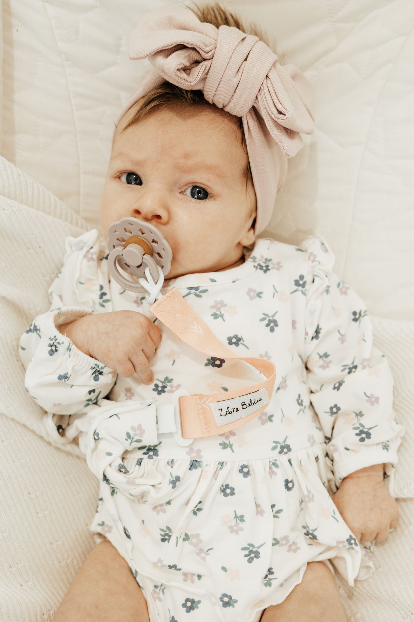 Dummy Clips - Flexi Ribbon Dummy Clips baby dummy chain dummy holder Australia pacifier chain clip holder