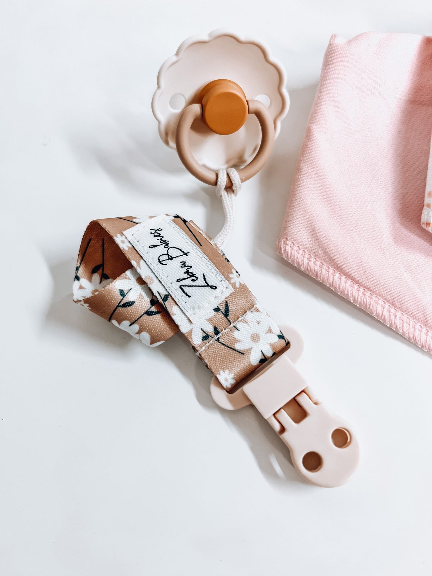 Dummy Clips - Flexi Ribbon Dummy Clips baby dummy chain dummy holder Australia pacifier chain clip holder