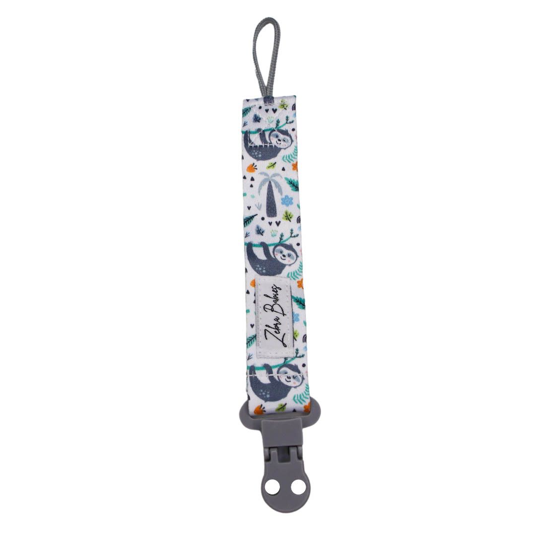 Dummy Clips - Flexi Ribbon Dummy Clips baby dummy chain dummy holder Australia pacifier chain clip holder