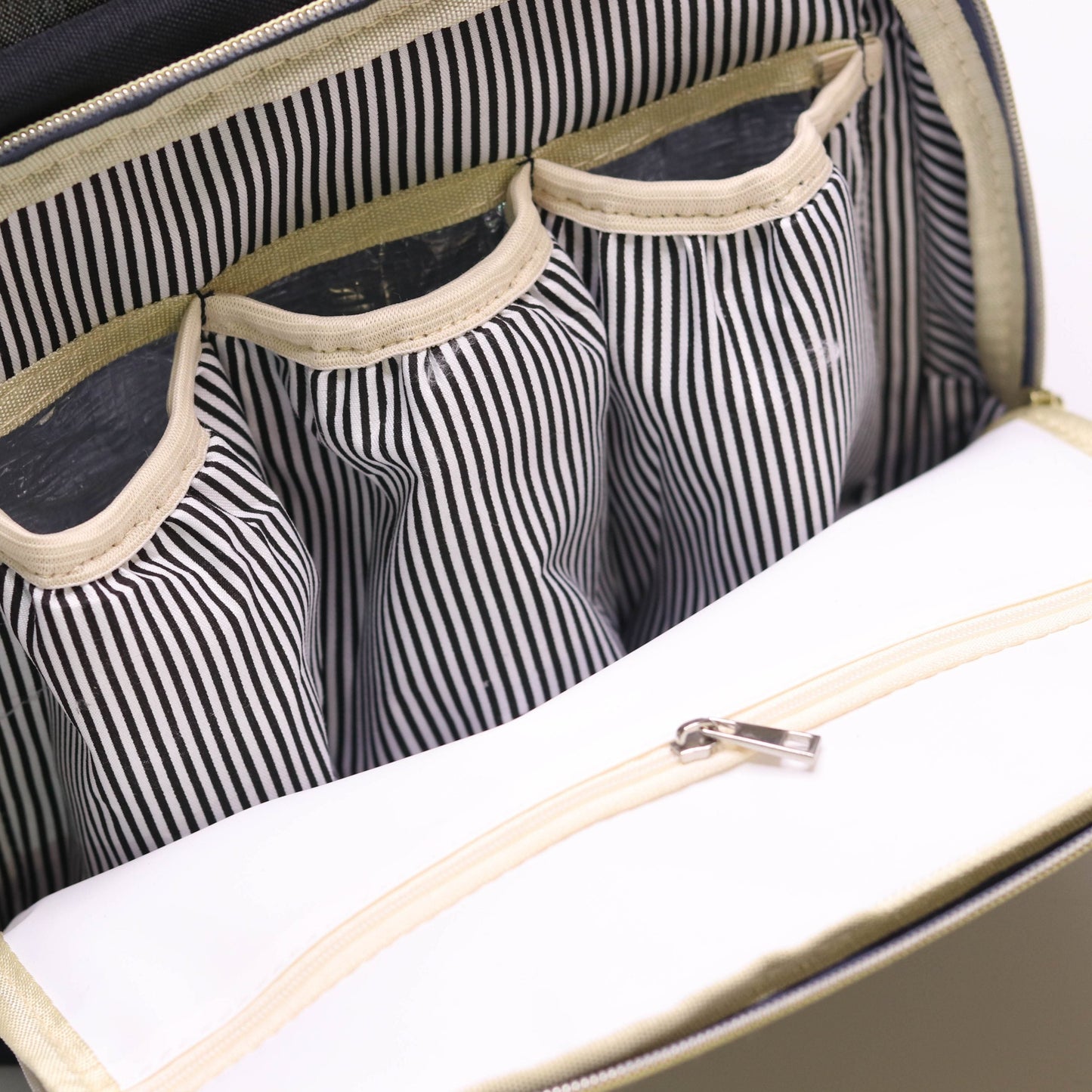 Nappy Bag Backpack Black and Grey Essential