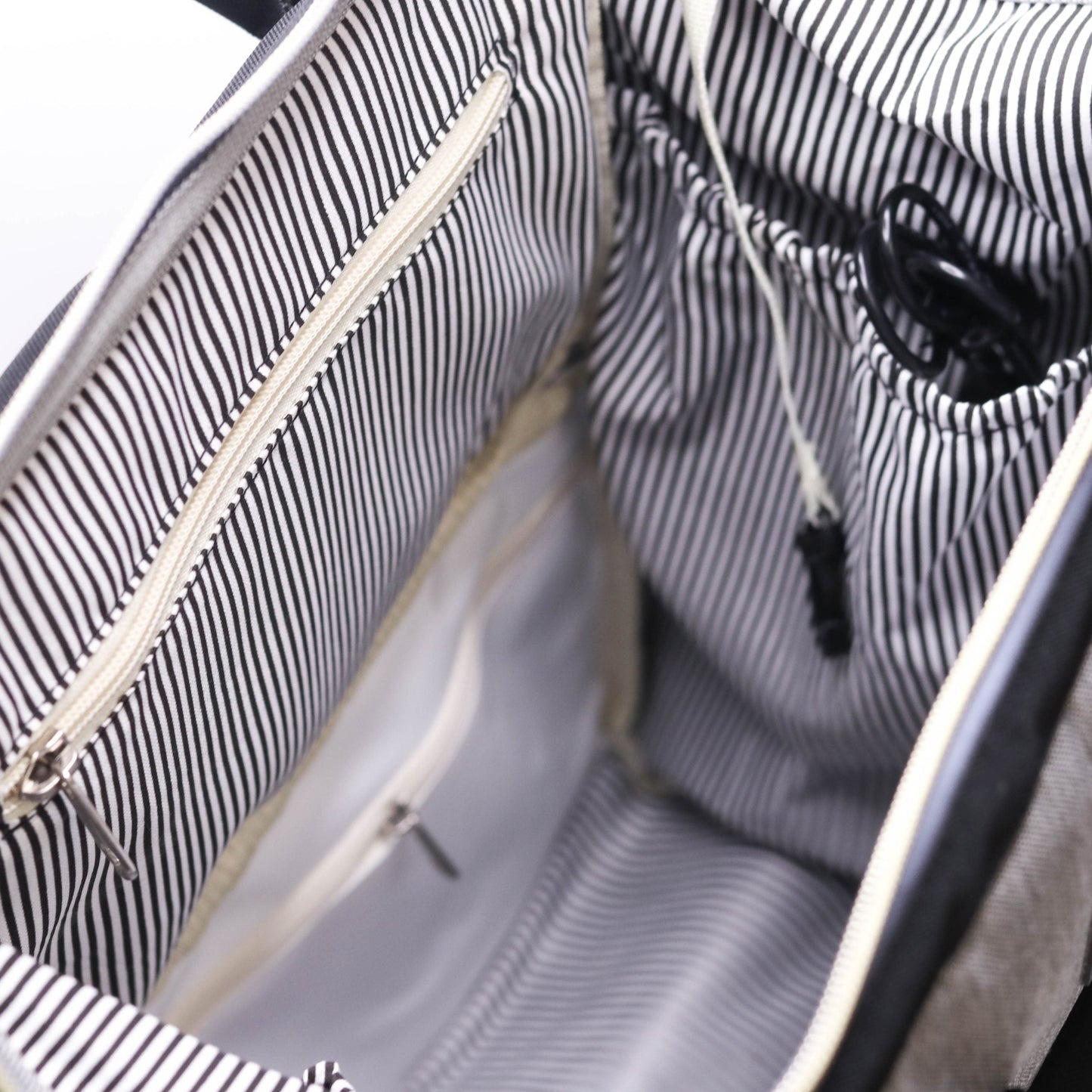 Nappy Bag Backpack Black and Grey Essential