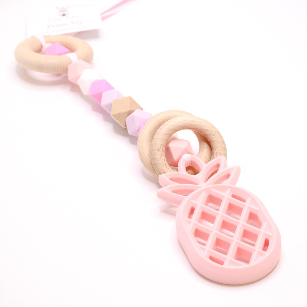 Pram toy, teething baby gym toy for pram or baby gym