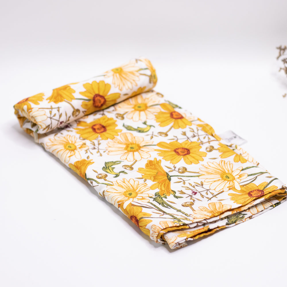 Swaddle blanket Swaddle Baby Blankets Bamboo Cotton 120cm x 120cm Soft to touch and gentle against the skin, our muslin cotton blankets are ideal for swaddling, use as a pram cover, nursing cover, burp cloth or play mat. Measuring 120cm x 120cm and made from organic bamboo cotton muslin, these swaddles are breathable and their generous size makes swaddling easy.