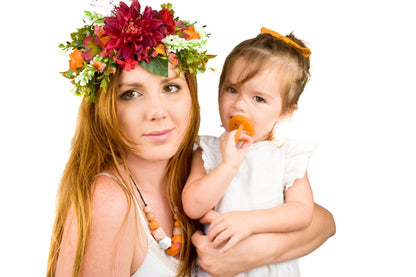 tori silicone necklace natural rubber soother