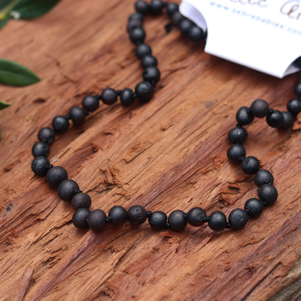 Amber Necklace Cherry Raw | Baby 32cm