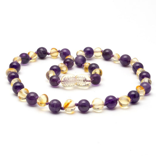 Amber Baby Necklace Lemon Multi