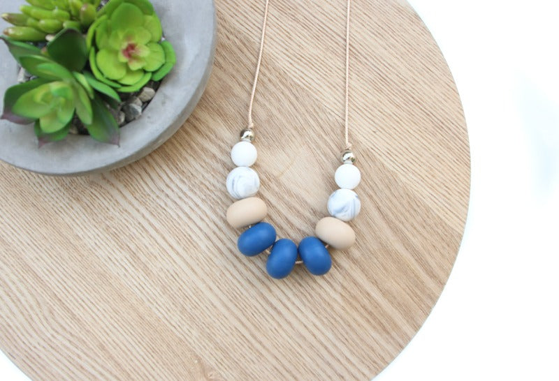 Amelia Silicone Necklace teething baby jewellery