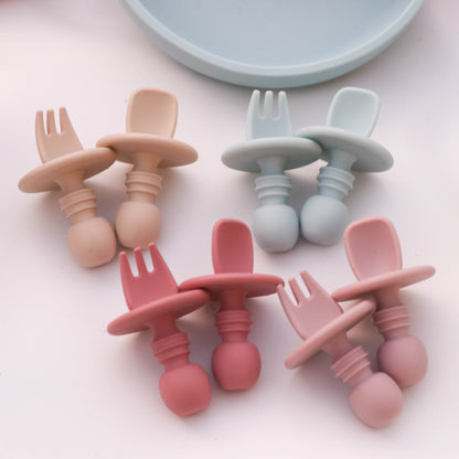 baby led weaning cutlery set baby cutlery blw feeding silicone tableware
