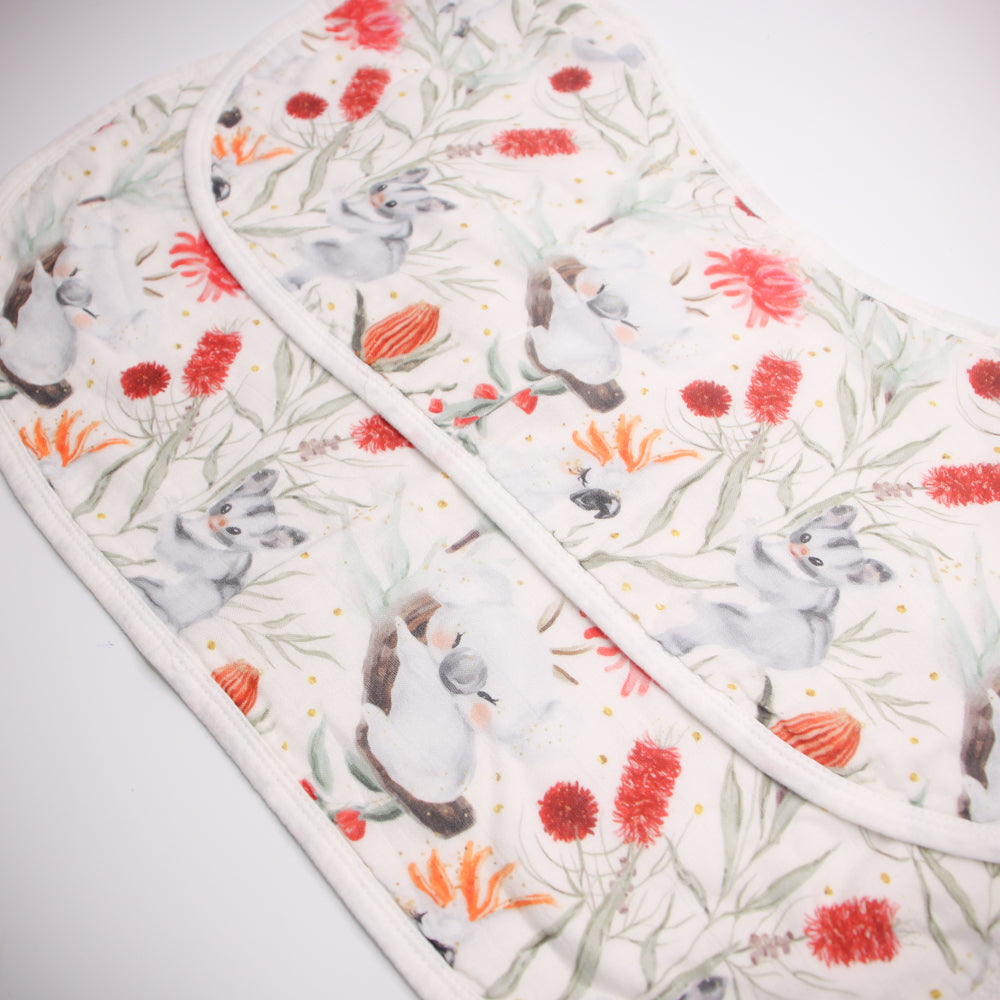 burp cloth Australia 2 in 1 burp cloth bib baby bib