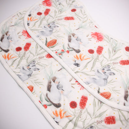 burp cloth Australia 2 in 1 burp cloth bib baby bib