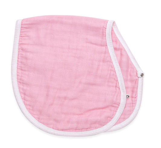 Bib Burp Cloth baby pink Australia Organic bamboo cotton baby bib burp cloth