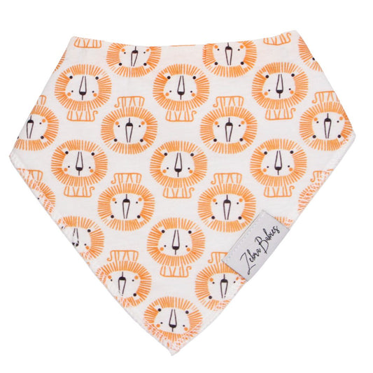 Dribble Bib Bandana Bib King of the Jungle