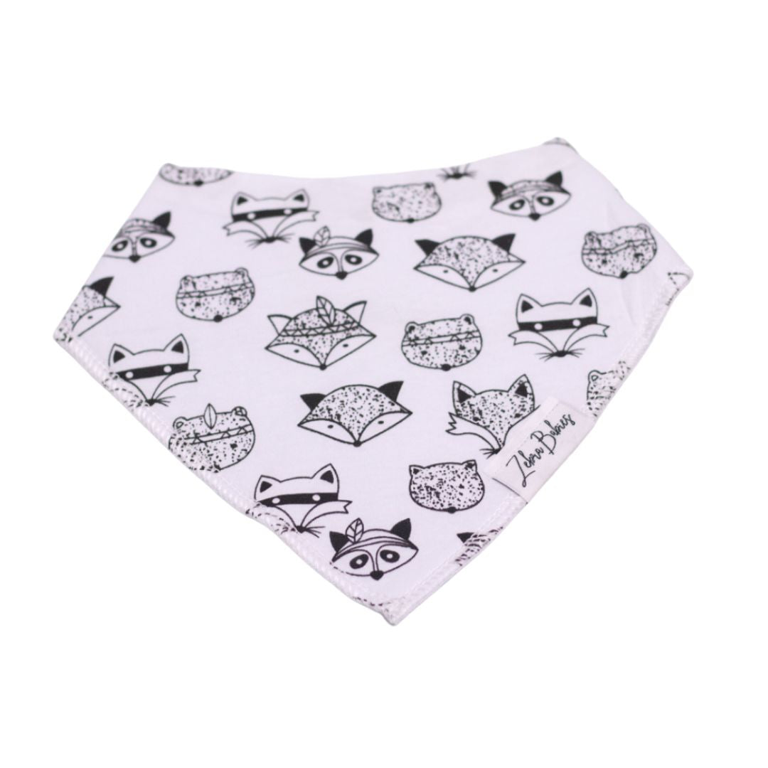 Dribble Bib Bandana Bib Mono Forest Friends