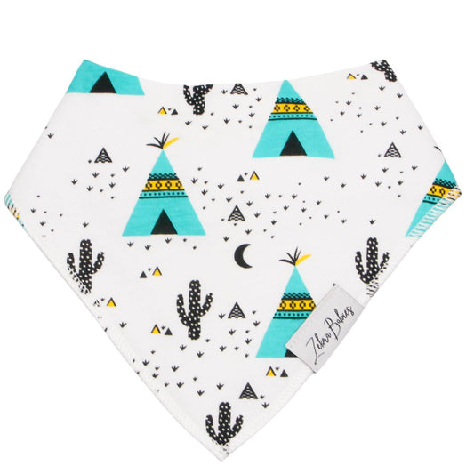 Dribble Bib Bandana Bib Teal Teepee