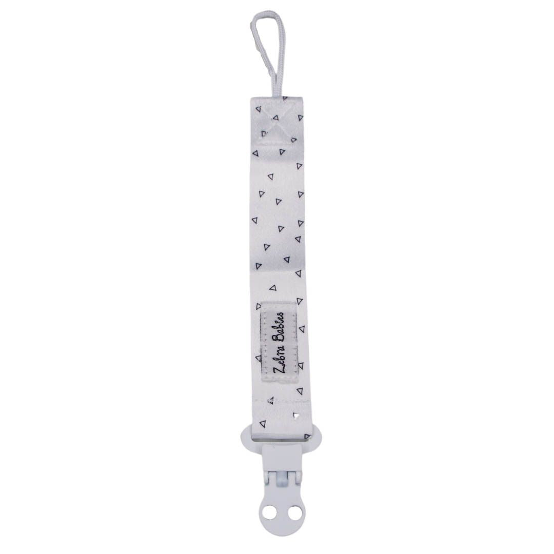 Dummy Clip - Flexi Ribbon - White Triangles
