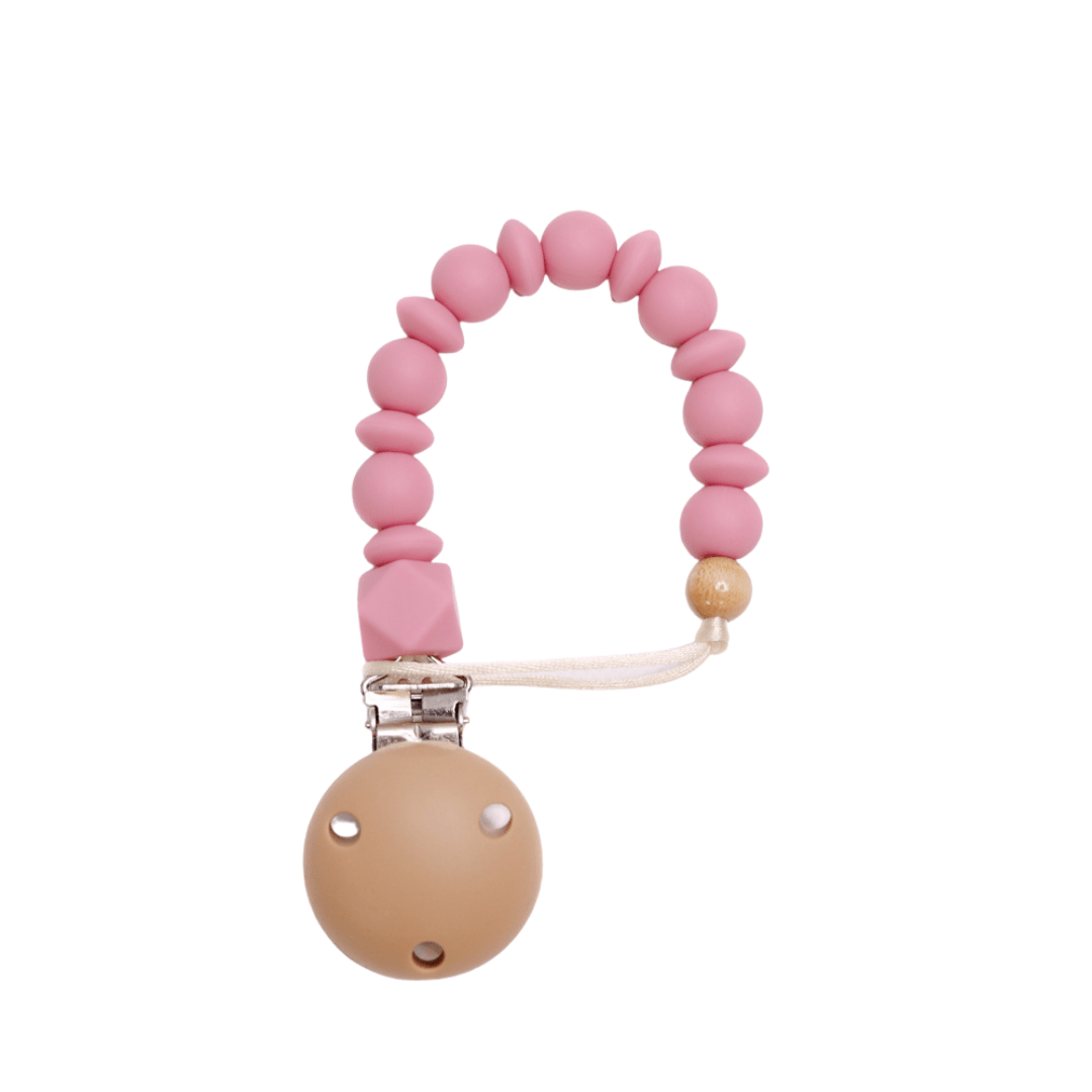 Dummy clip flexi hexi silicone dummy clip