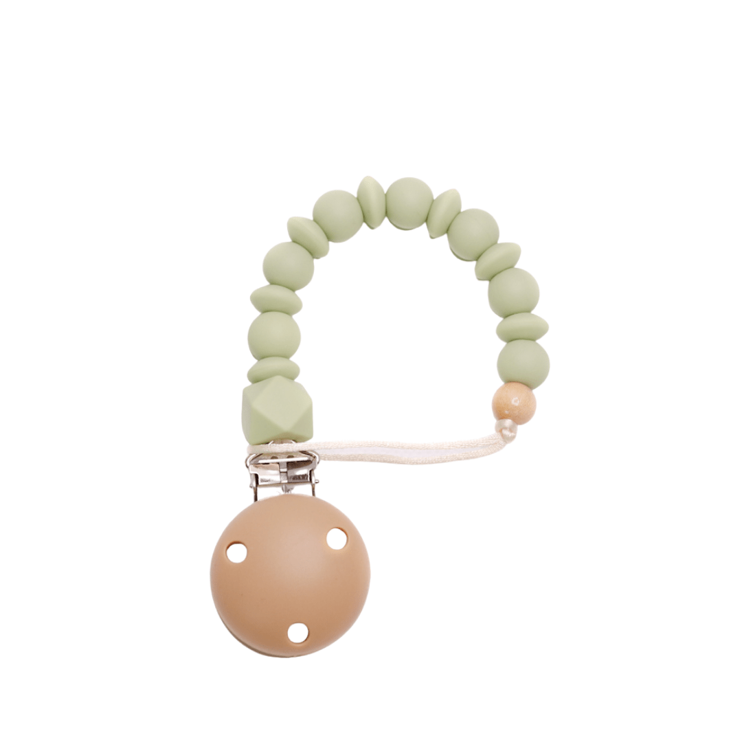 Dummy clip flexi hexi silicone dummy clip