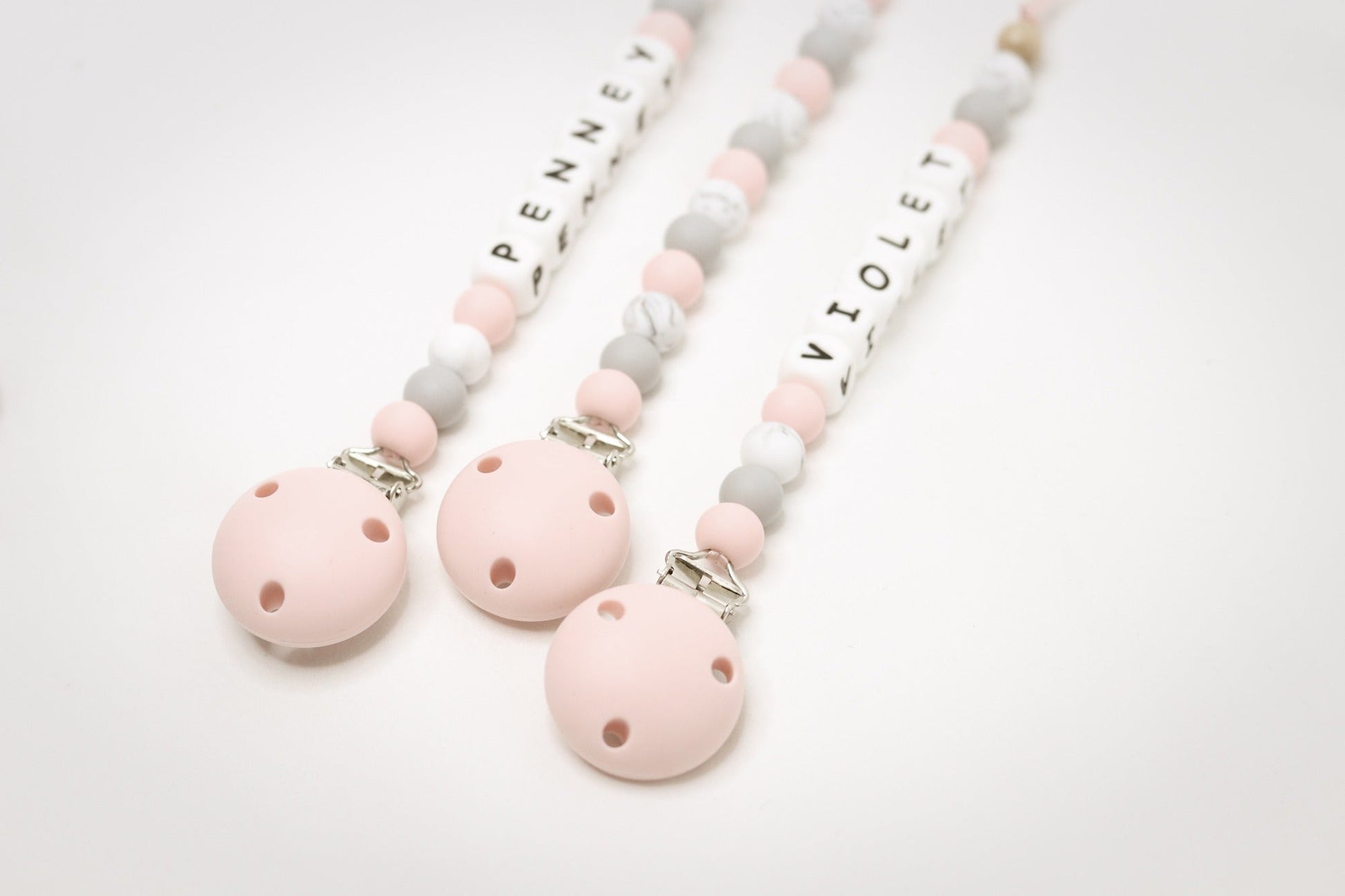 Dummy Clips Silicone Personalised Name