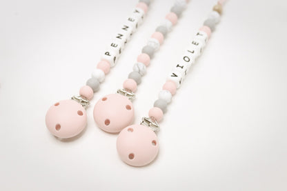 Dummy Clips Silicone Personalised Name