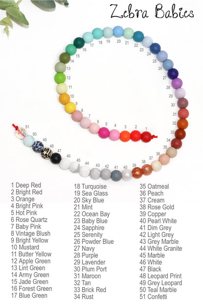 Dummy Clips Silicone Personalised Name
