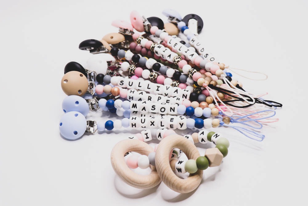 Dummy Clips Silicone Personalised Name