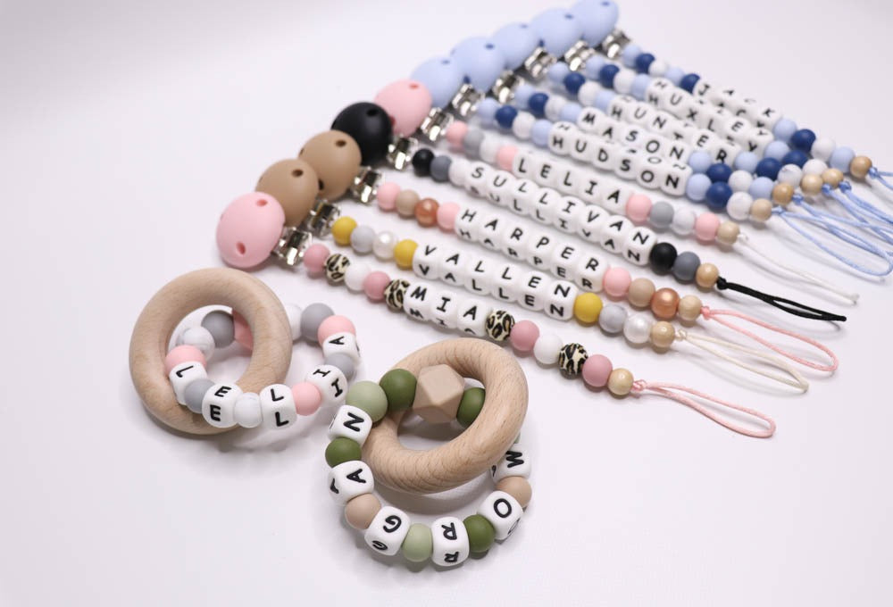 Dummy Clips Silicone Personalised Name