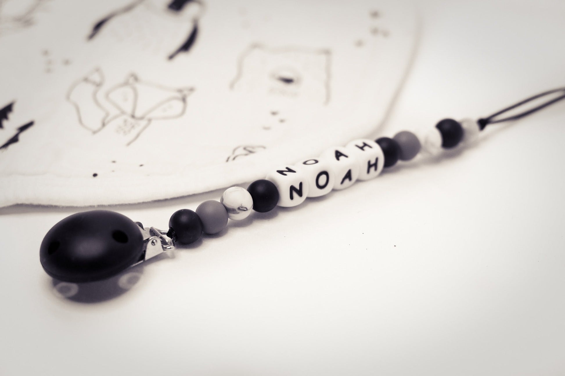 Dummy Clips Silicone Personalised Name