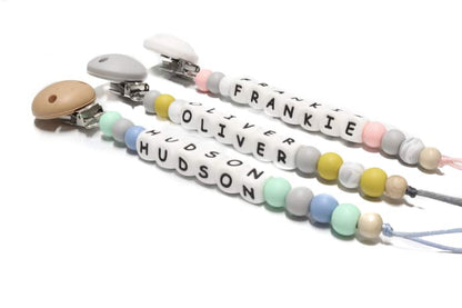 Dummy Clips Silicone Dummy Clips Custom Personalised Name