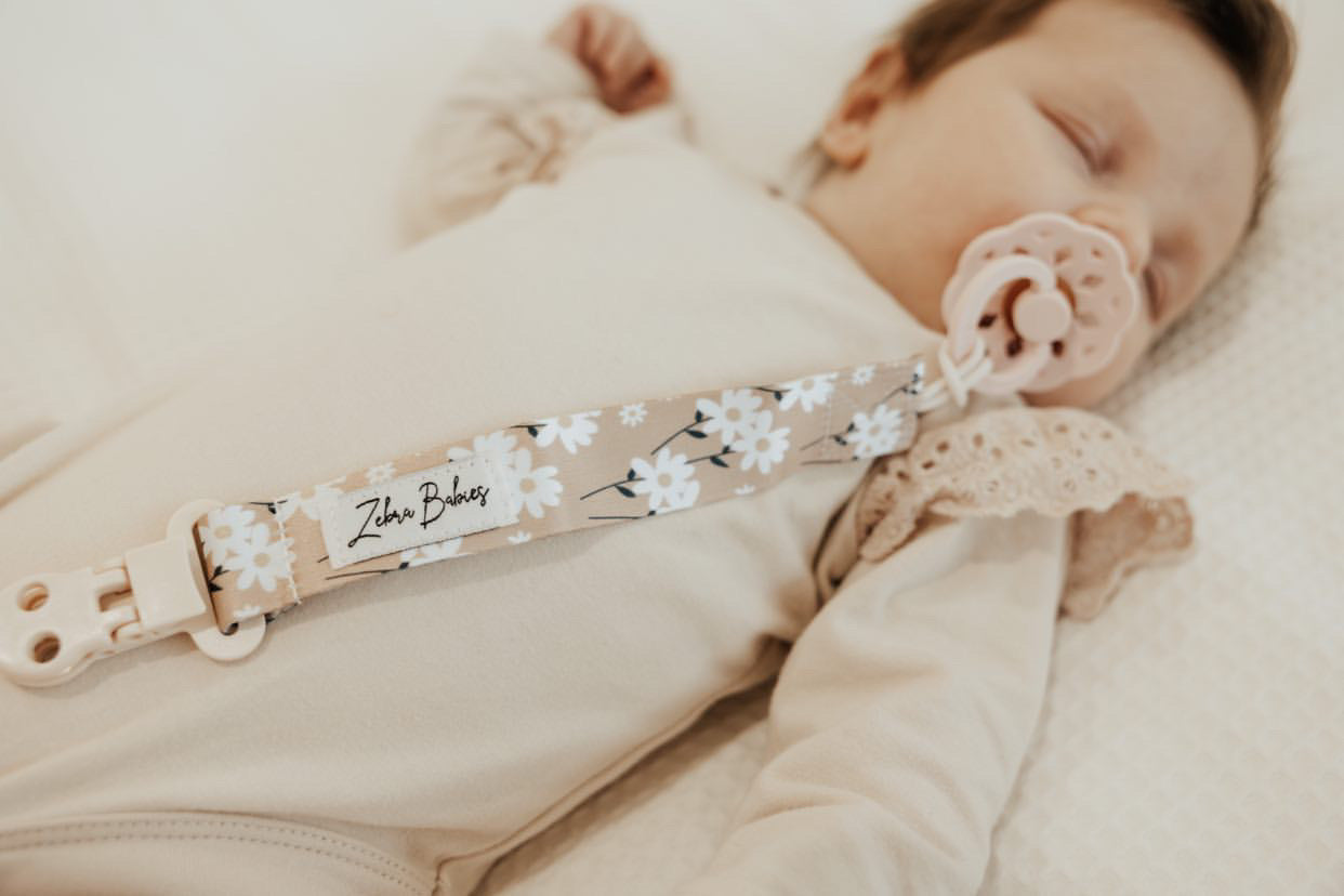 Dummy Clips - Flexi Ribbon Dummy Clips baby dummy chain dummy holder Australia pacifier chain clip holder