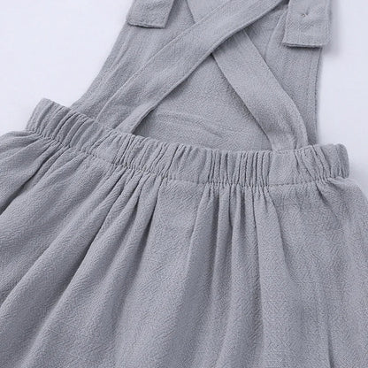 Linen Overall Romper