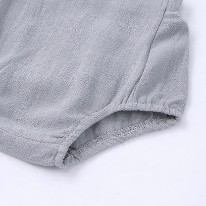 Linen Overall Romper