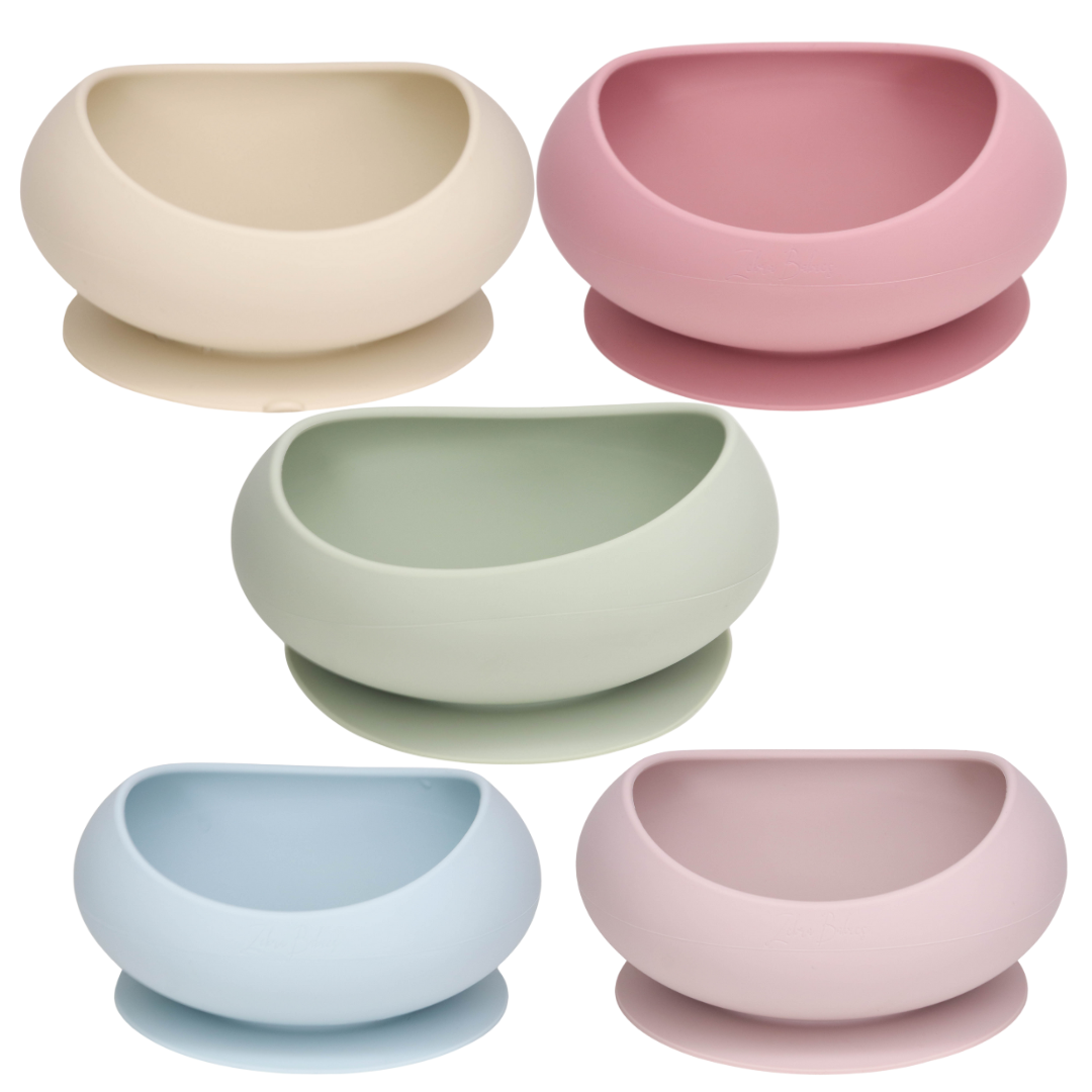 Oval Silicone Suction Bowl - CLEANANCE