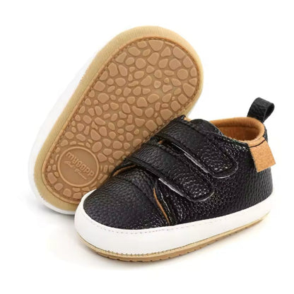 Riley Velcro Baby Shoes White