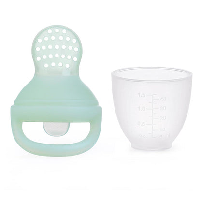 Silicone feeder 2 pack baby silicone feeding pacifier pink blue fruit feeder