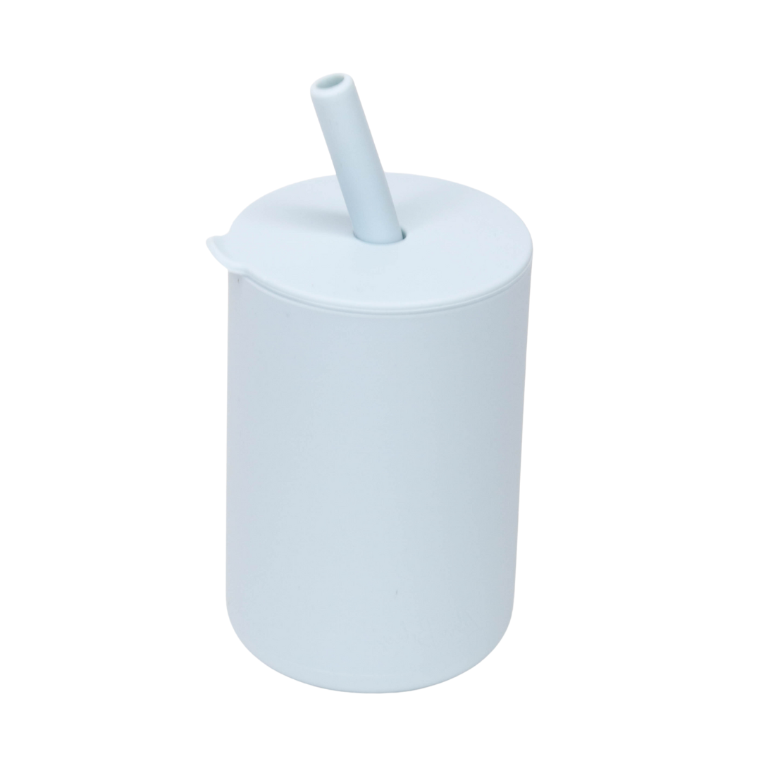 Silicone Sippy Cup - CLEARANCE - Sea Glass