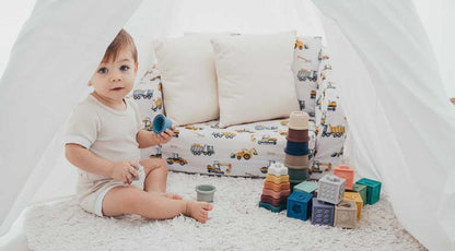 Silicone stacking tower teething toy Star Rustic