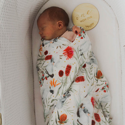 Swaddle Blankets Bamboo Cotton 120cm x 120cm Soft to touch and gentle against the skin. Our muslin cotton blankets are ideal for swaddling, use as a pram cover, nursing cover, burp cloth or play mat. Measuring 120cm x 120cm and made from organic bamboo cotton muslin, these swaddles are breathable and their generous size makes swaddling easy.