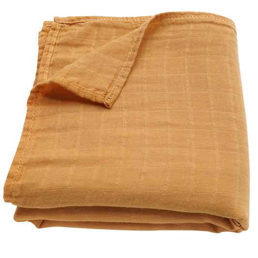 Swaddle blanket Swaddle Baby Blankets Bamboo Cotton 120cm x 120cm Soft to touch and gentle against the skin, our muslin cotton blankets are ideal for swaddling, use as a pram cover, nursing cover, burp cloth or play mat. Measuring 120cm x 120cm and made from organic bamboo cotton muslin, these swaddles are breathable and their generous size makes swaddling easy.
