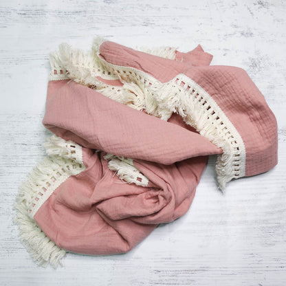 Swaddle blanket Swaddle Baby Blankets Bamboo Cotton 120cm x 120cm Soft to touch and gentle against the skin, our muslin cotton blankets are ideal for swaddling, use as a pram cover, nursing cover, burp cloth or play mat. Measuring 120cm x 120cm and made from organic bamboo cotton muslin, these swaddles are breathable and their generous size makes swaddling easy.
