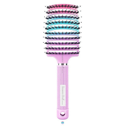 Tangle Free Hair Brush - Purple Rainbow Say hello to effortless, pain-free hair brushing with the Tangle Free Hair Brush from Sensory Stuff. If you’re tired of struggling with painful tangles and damaged hair, this brush is here to revolutionize your daily routine. Whether you're brushing through thick, curly hair or delicate, fine strands, this brush makes the process quick, easy, and stress-free.