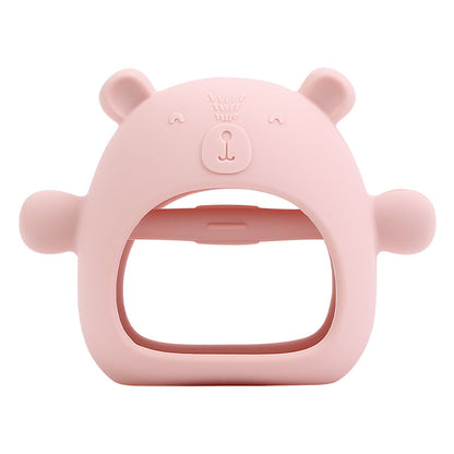 silicone teething mitten bear teething mitten teether silicone toy