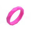 Silicone Teething Bangle Hot Pink