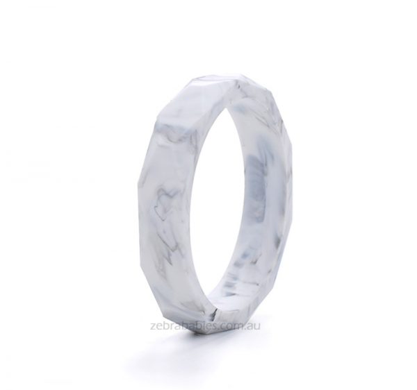 Marble Silicone Bangle Zebra Babies