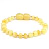 Amber bracelet butterscotch 14cmAmber bracelet butterscotch 14cm