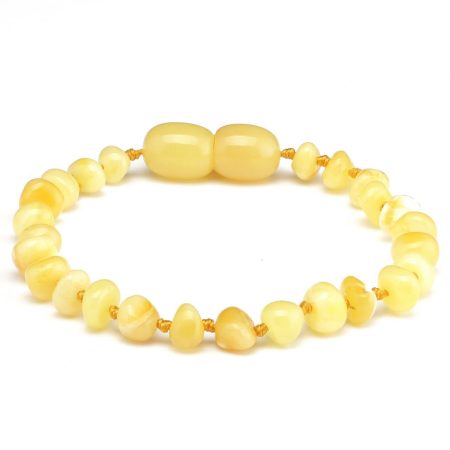 Amber bracelet butterscotch 14cmAmber bracelet butterscotch 14cm