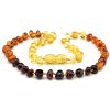 Amber Necklace Rainbow, Amber Baby NECKLACE Rainbow Baroque| 32cm