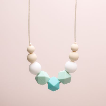 Charlotte Silicone Necklace Add one of our silicone necklaces to your classic denim and tshirt look. They go perfect with a cute summer dress too. Stylish, practical and above all safe. Great for both adults and children over 3 years.