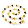 amber teething necklace baltic amber necklace multi dark