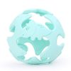Silicone Dinosaur Sensory Teething Ball Our dinosaur teething balls are great for little hands to grasp, stimulating sensory play time, textured flexible toy to help soothe baby's gum.