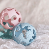 Silicone Dinosaur Sensory Teething Ball Our dinosaur teething balls are great for little hands to grasp, stimulating sensory play time, textured flexible toy to help soothe baby's gum.
